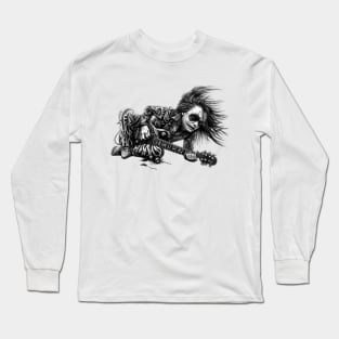 Dia de los Muertos Rockstar Long Sleeve T-Shirt